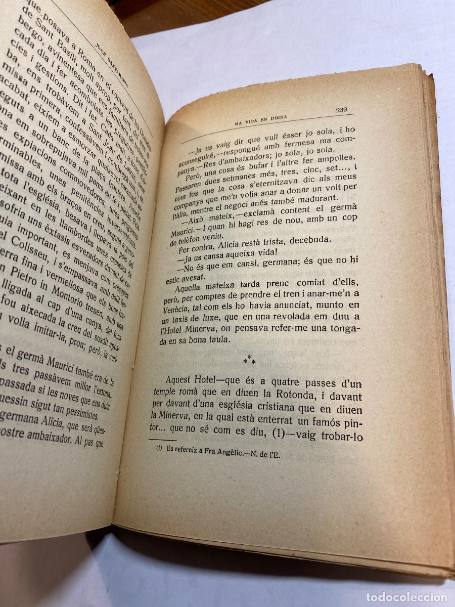 Libros antiguos: JOAN SANTAMARIA. MA VIDA EN DOINA. 1925 - Foto 8