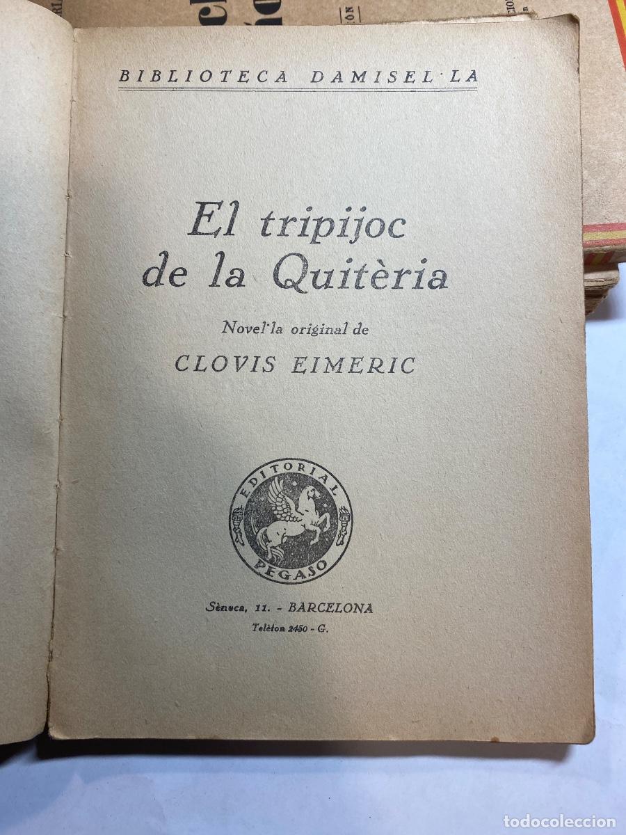 Libros antiguos: El tripijoc de la Quiteria Clovis Eimeric. Biblioteca Damisela numero 5: - Foto 2