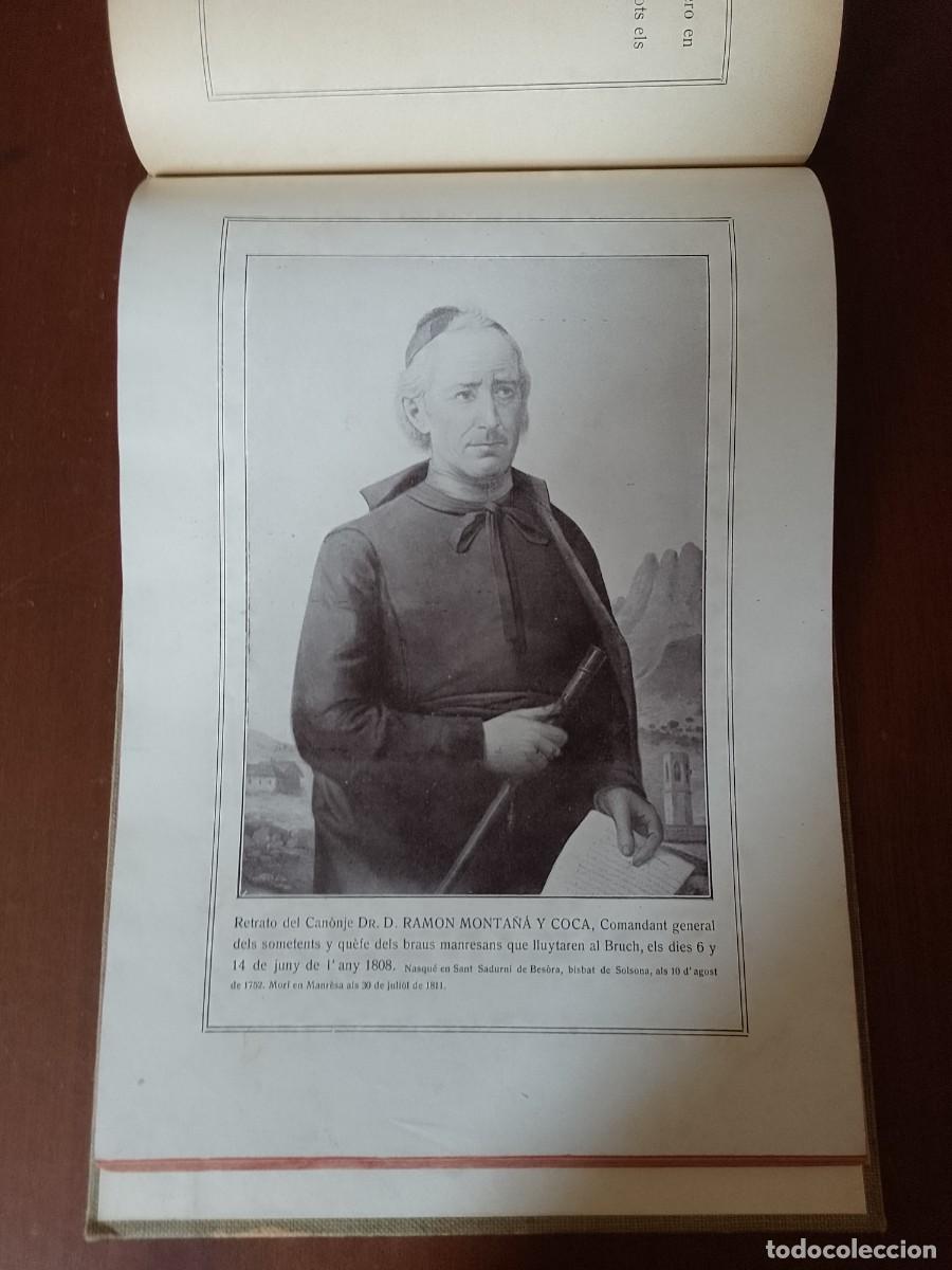Libros antiguos: Rec&ograve;rd i programa de les festes del centenari de la guerra de la independ&egrave;ncia, Manresa, juny 1908 - Foto 2