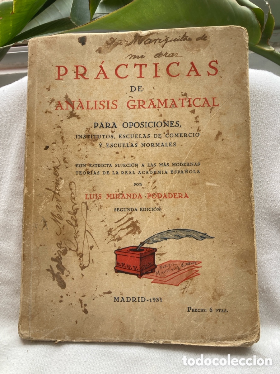 Libros antiguos: PR&Aacute;CTICAS DE AN&Aacute;LISIS GRAMATICAL - Foto 1