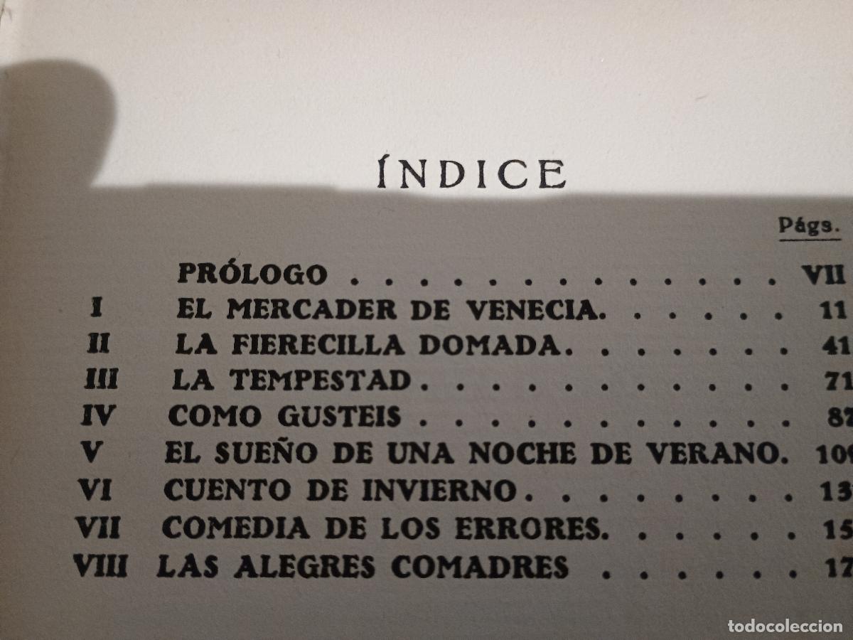 Libros antiguos: HISTORIAS DE SHAKESPEARE COLECCION ARALUCE 1927 - Foto 5