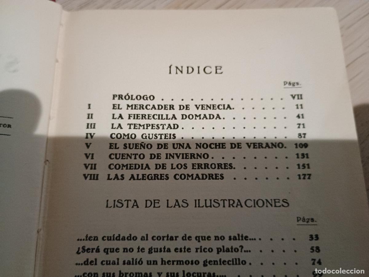 Libros antiguos: HISTORIAS DE SHAKESPEARE COLECCION ARALUCE 1927 - Foto 6