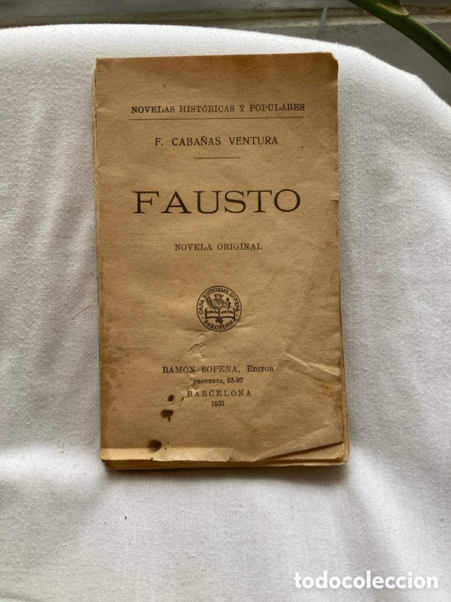 Libros antiguos: FAUSTO Novela Original - Foto 1