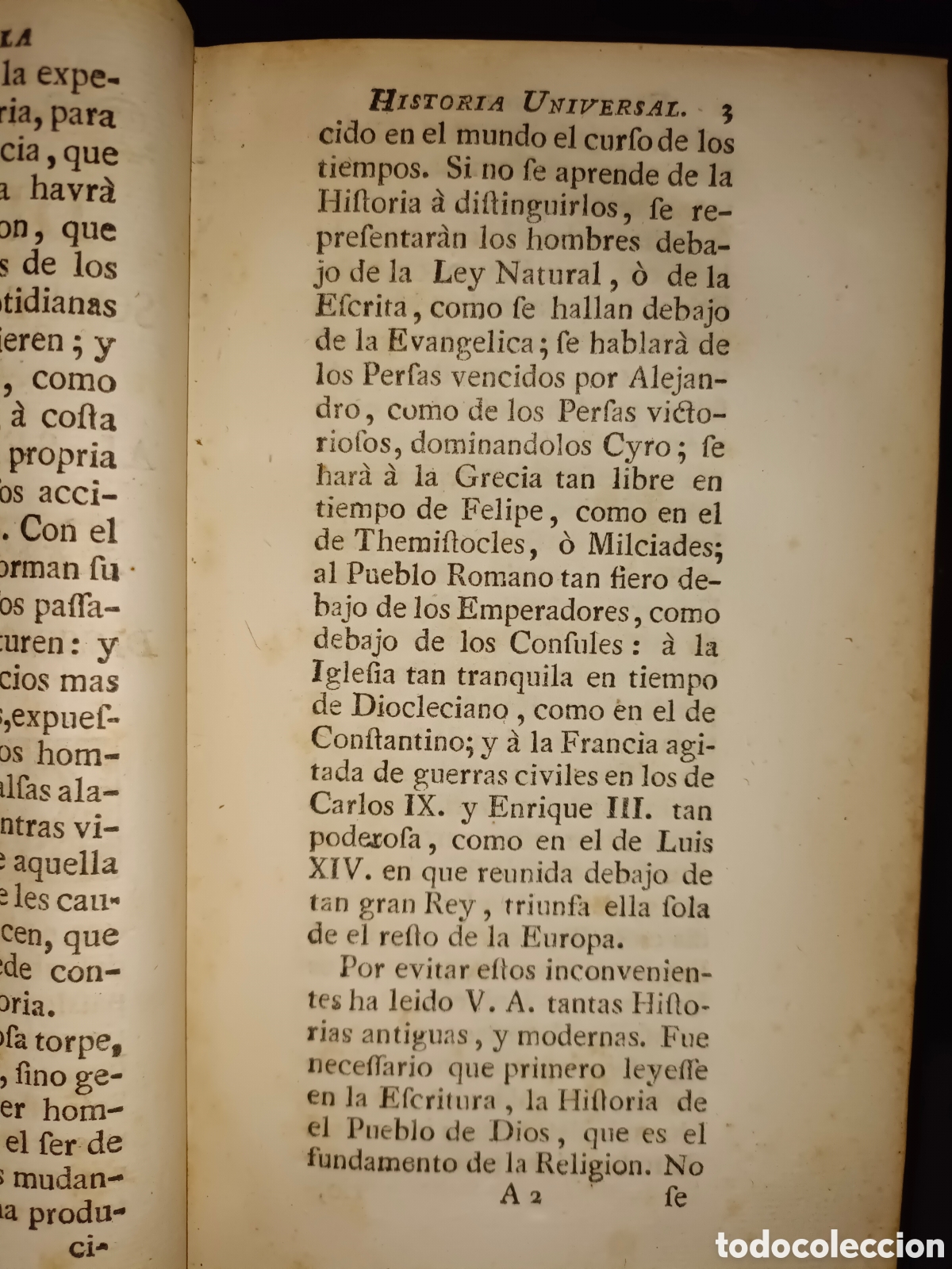 Libros antiguos: Discurso sobre la Historia Universal - Foto 8