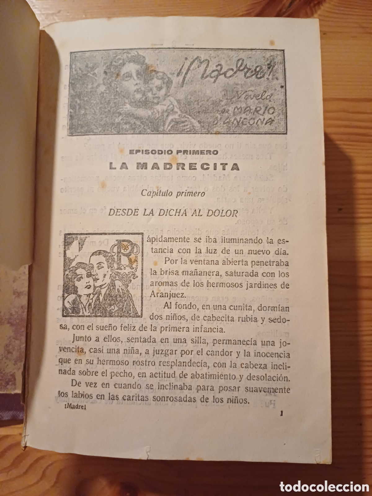 Libros antiguos: Madre novela obra de Mario dAncona completa en 4 tomos - Foto 4