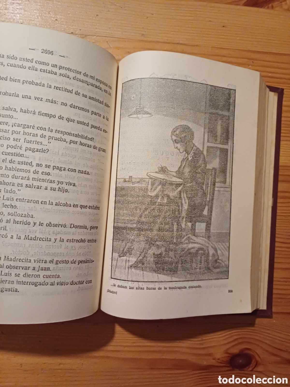 Libros antiguos: Madre novela obra de Mario dAncona completa en 4 tomos - Foto 9