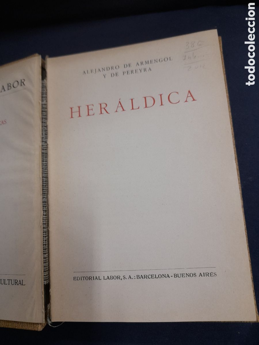 Libros antiguos: HER&Aacute;LDICA, Editorial Labor 1933 - Foto 2