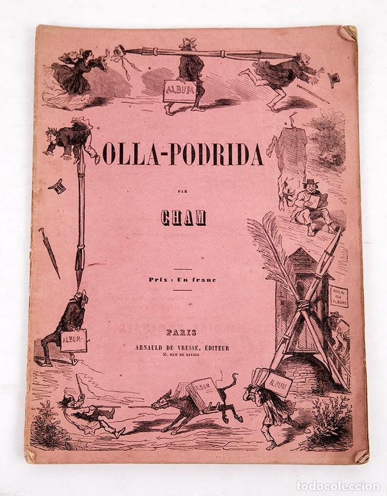 Libros antiguos: Olla-Podrida - CHAM - C. 1859 - Foto 1