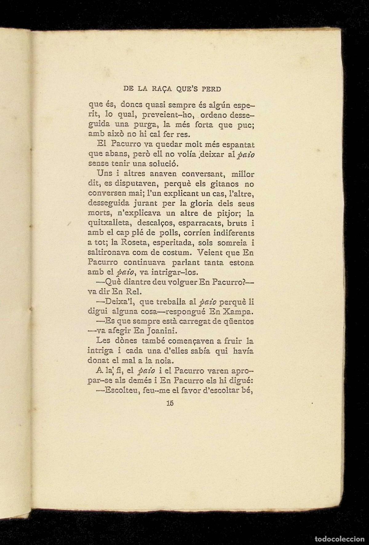 Libros antiguos: DE LA RA&Ccedil;A QUES PERD. - VALLMITJANA, Juli. DEDICAT&Ograve;RIA AUT&Ograve;GRAFA. - Foto 4