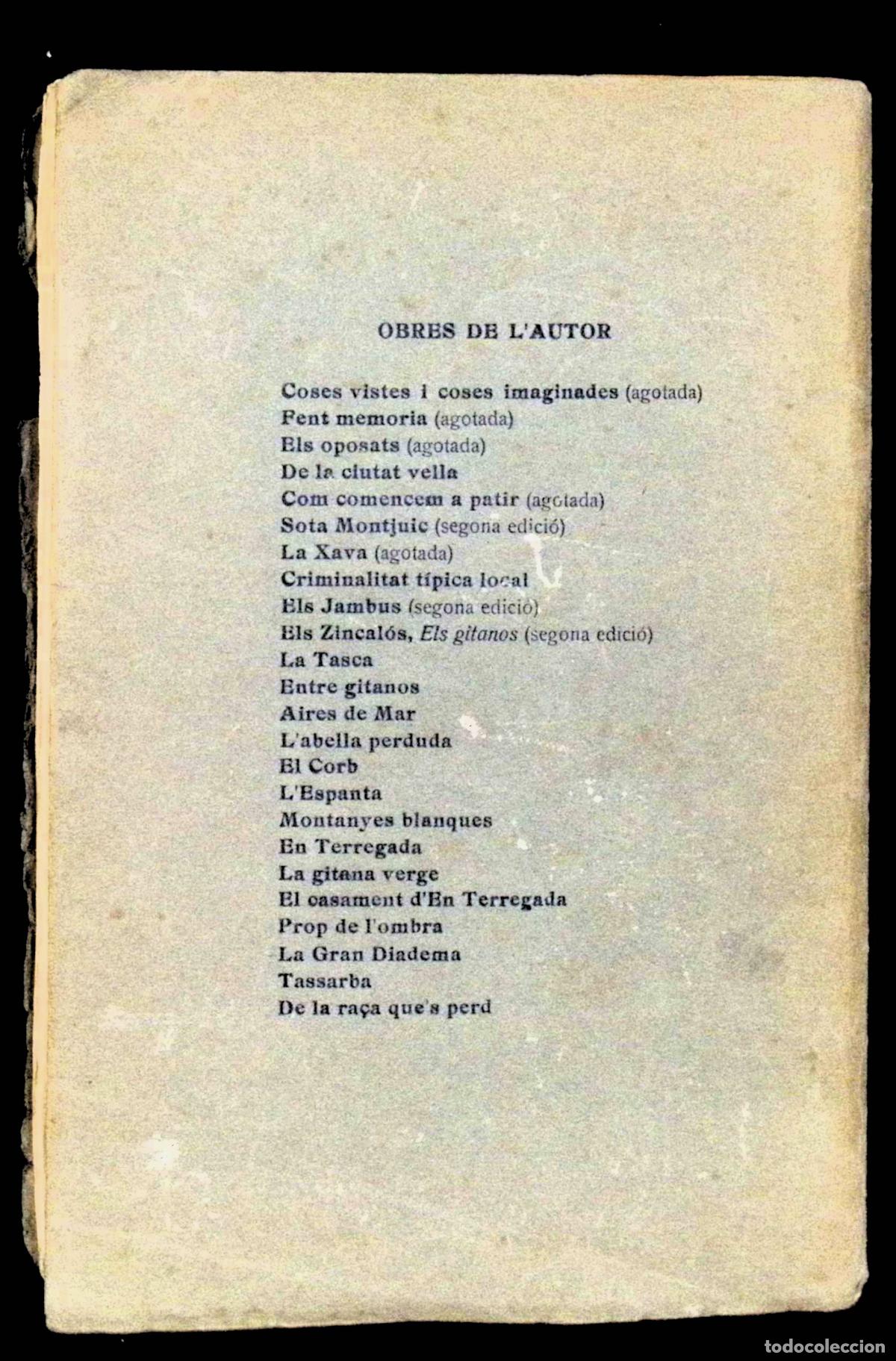 Libros antiguos: DE LA RA&Ccedil;A QUES PERD. - VALLMITJANA, Juli. DEDICAT&Ograve;RIA AUT&Ograve;GRAFA. - Foto 8