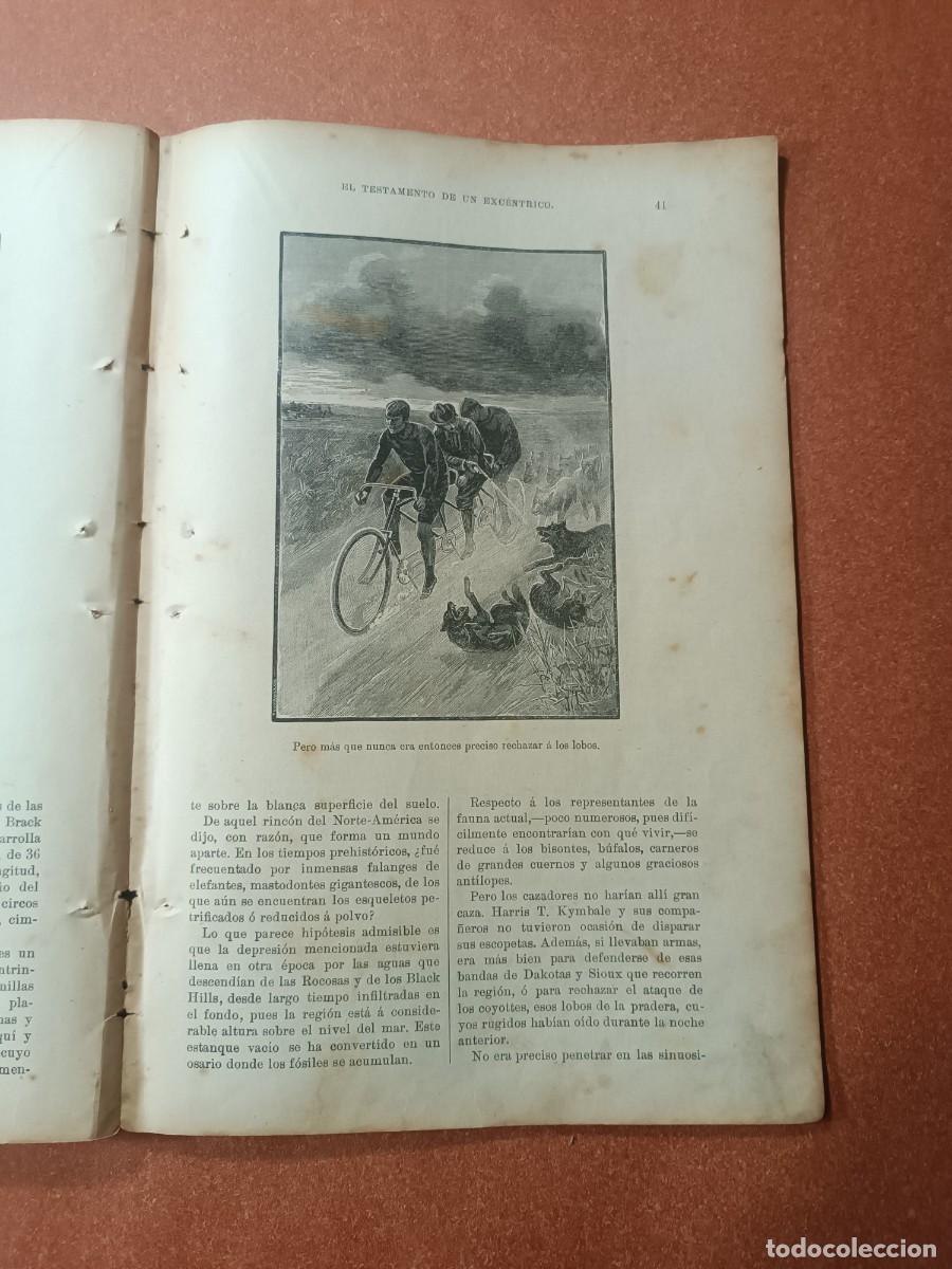 Libros antiguos: JULIO VERNE - EL TESTAMENTO DE UN EXCENTRICO - OBRA COMPLETA - Foto 4