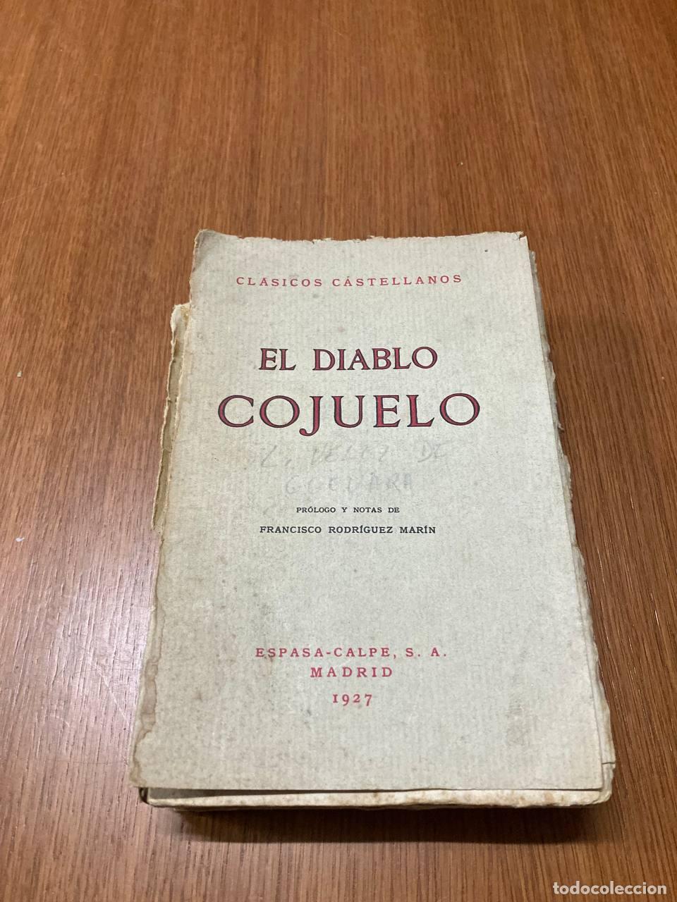 Libros antiguos: El diablo cojuelo. Edici&oacute;n 1927 - Foto 1
