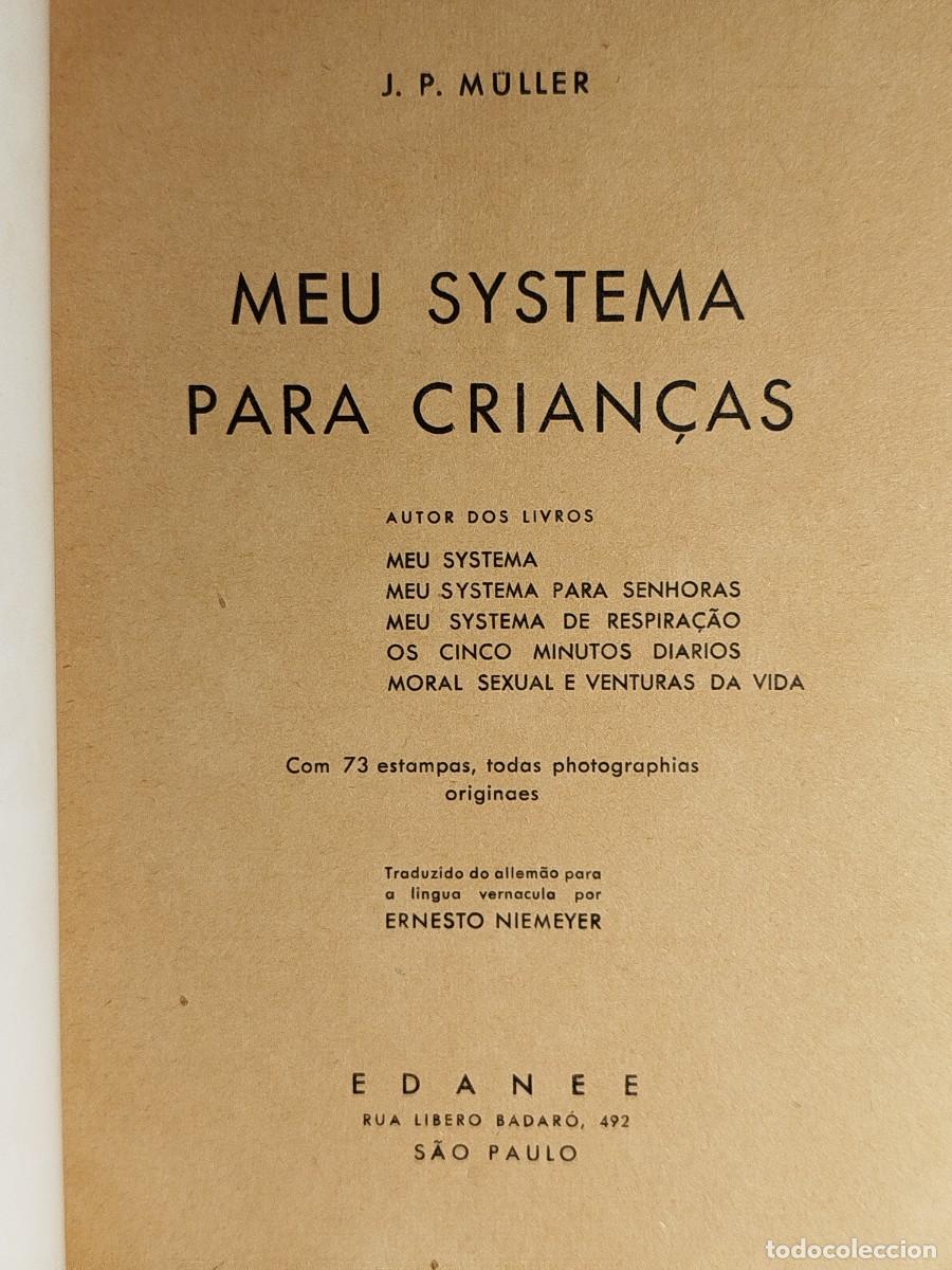 Libros antiguos: Meu systema para crian&ccedil;as. JP M&uuml;ller. - Foto 4