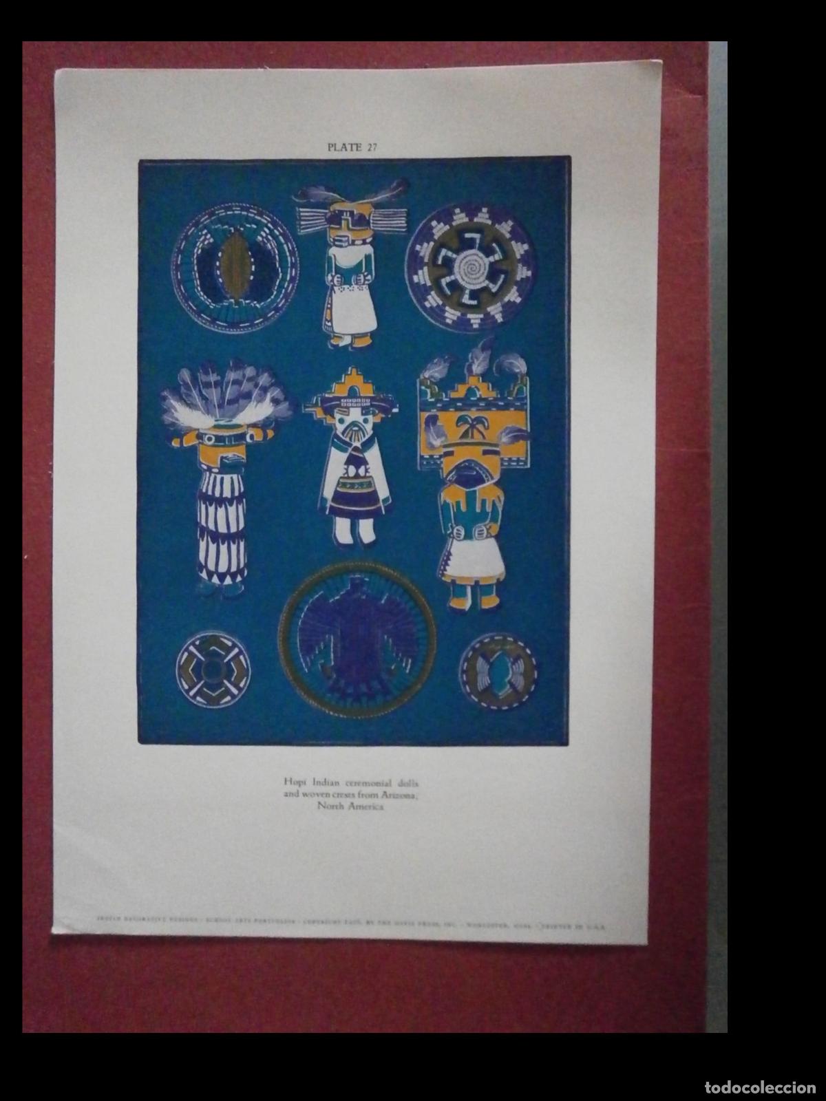 Libros antiguos: Indian Decorative Designs. Pedro J. Lemos - Foto 2