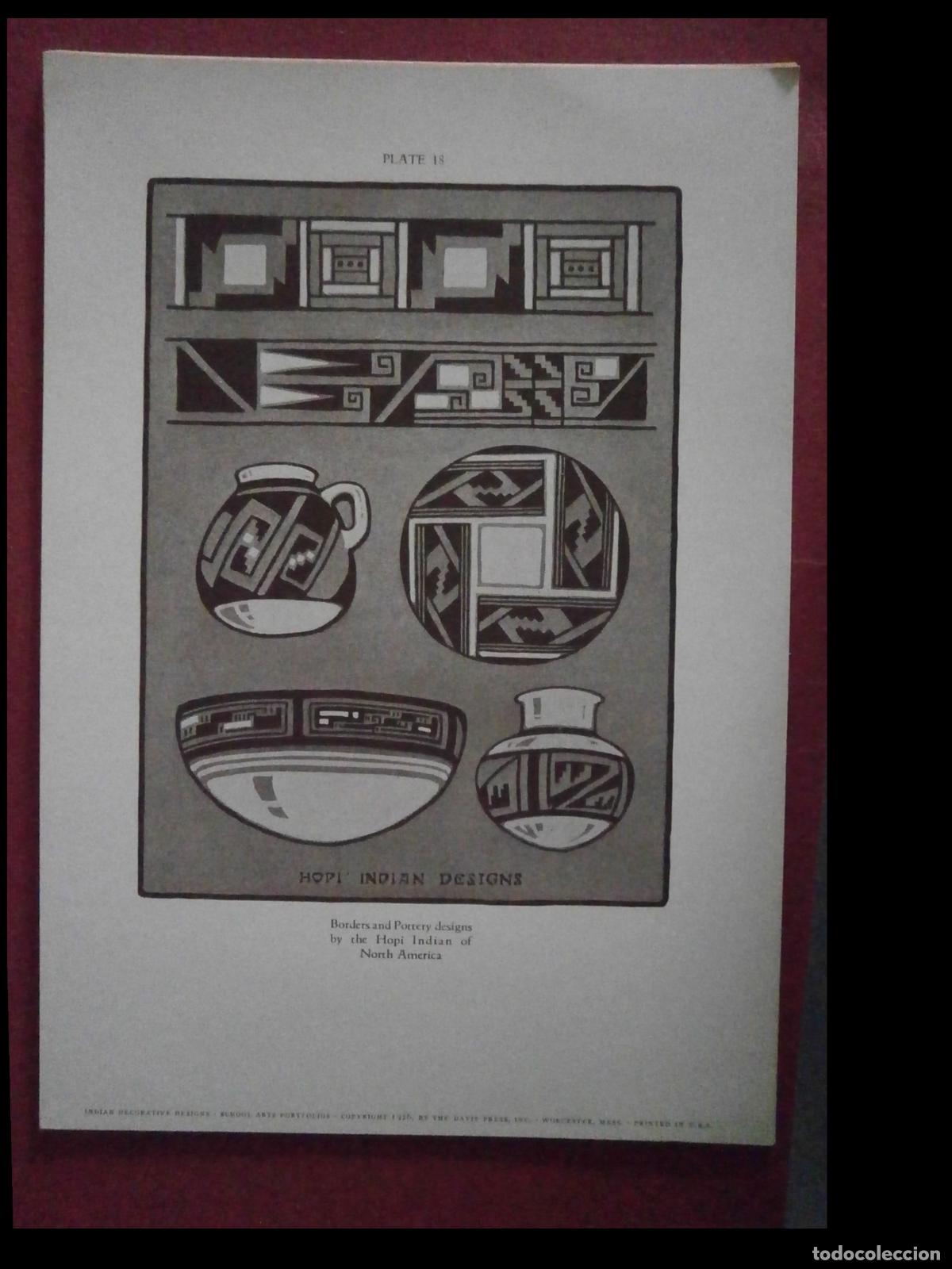 Libros antiguos: Indian Decorative Designs. Pedro J. Lemos - Foto 4