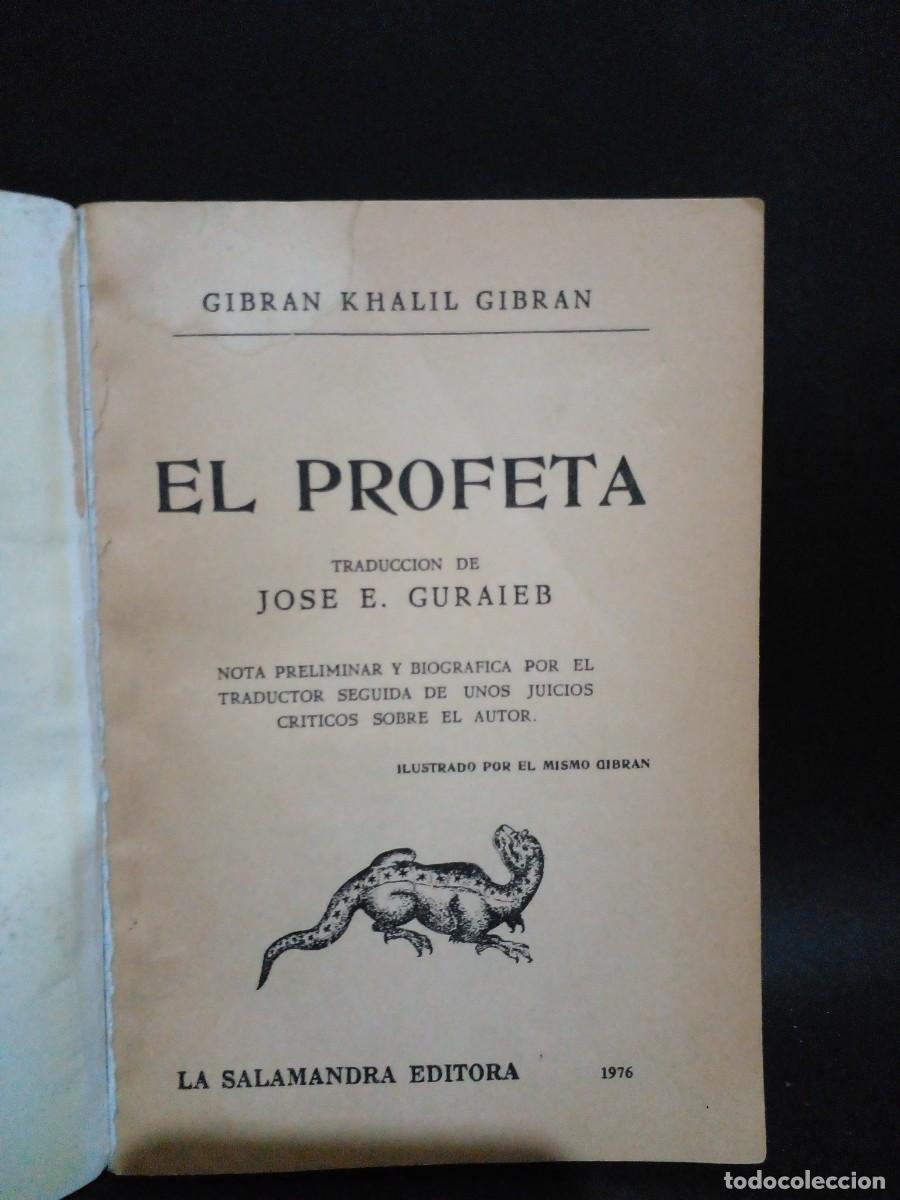 Libros antiguos: KHALIL GIBRAN-EL PROFETA-1933 - Foto 2