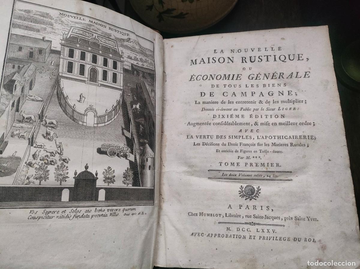 Libros antiguos: La Nouvelle Maison Rustique. Le Sieur Liger - Foto 4