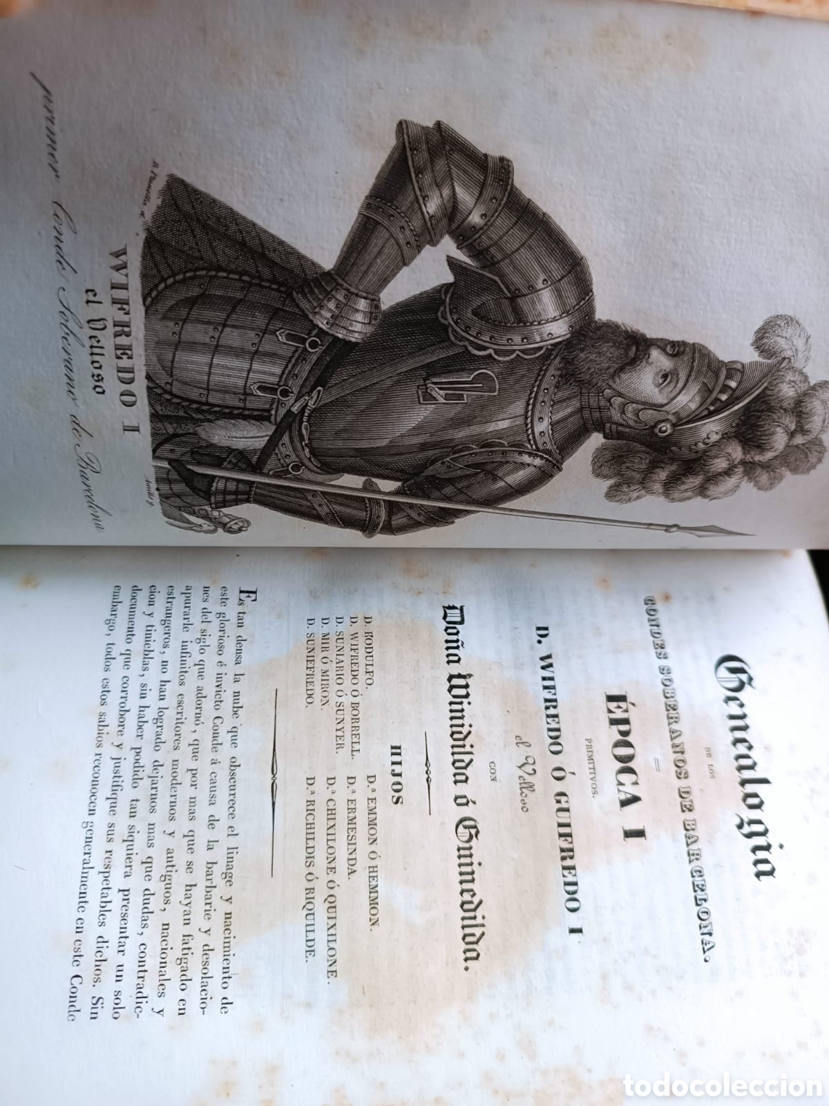 Libros antiguos: Los Condes de Barcelona Vindicados - Foto 5