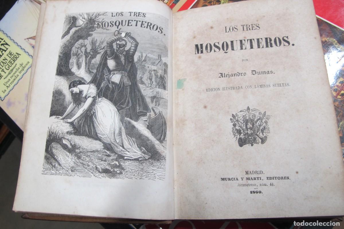 Libros antiguos: LOS TRES MOSQUETEROS. ALEJANDRO DUMAS. 1860 - Foto 2