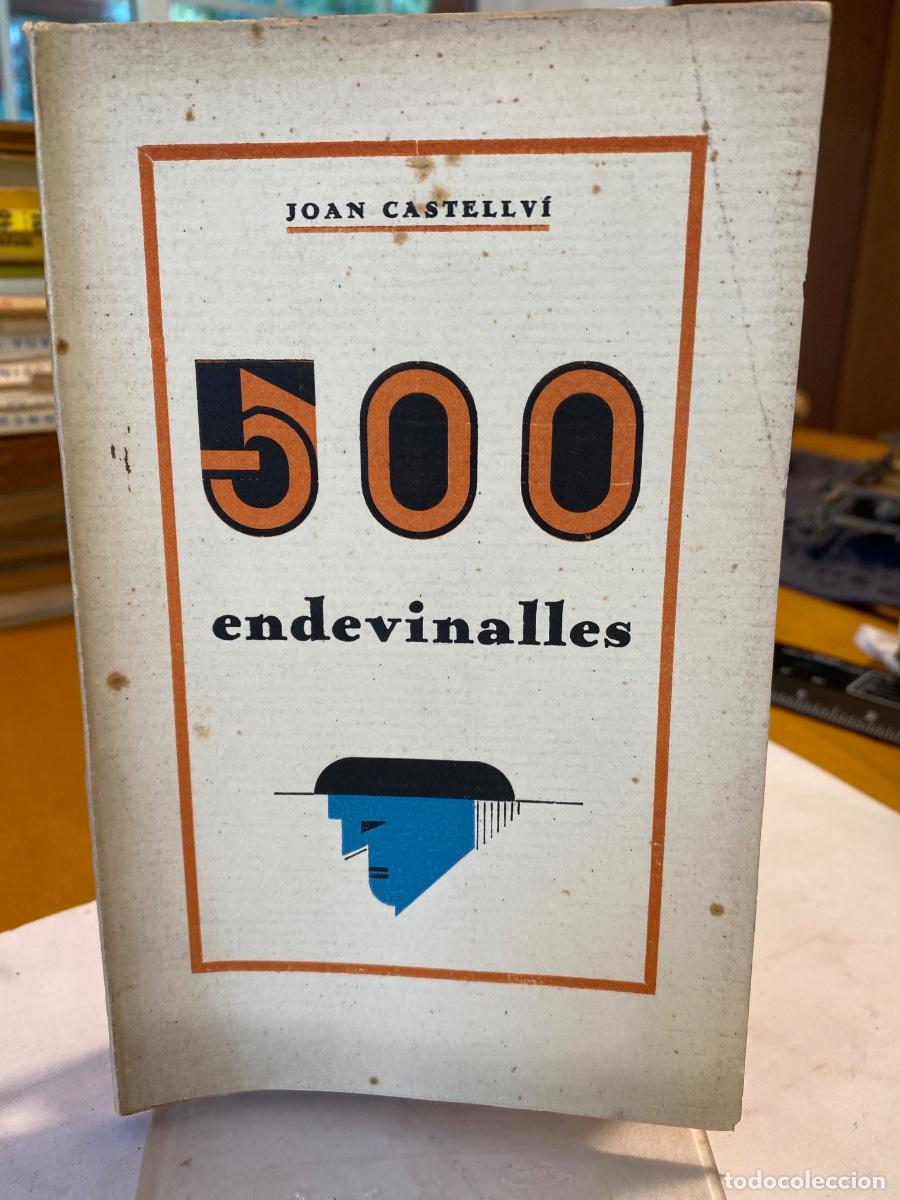 Libros antiguos: 500 ENDEVINALLLES JOAN CASTELLVI. 1937 - Foto 1