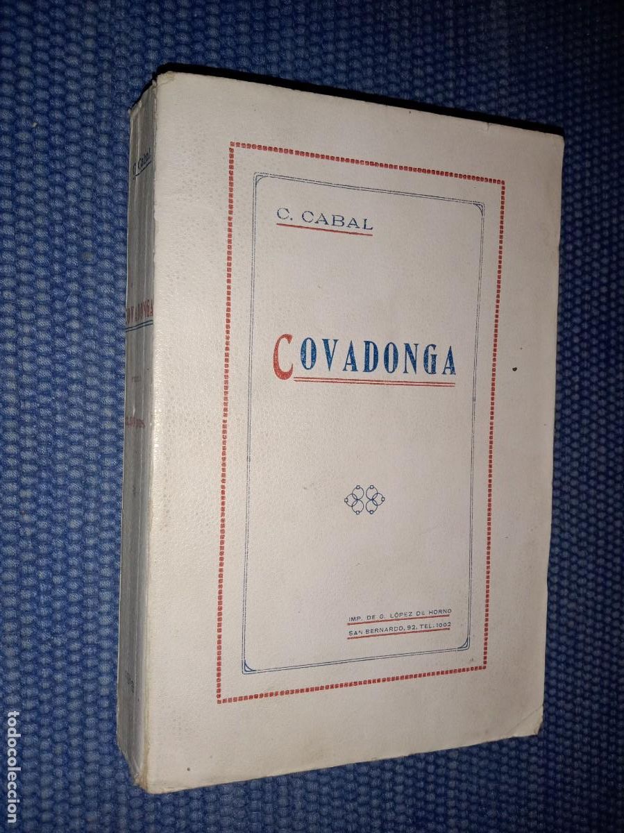 Libros antiguos: Cabal, C.: Covadonga - Foto 1