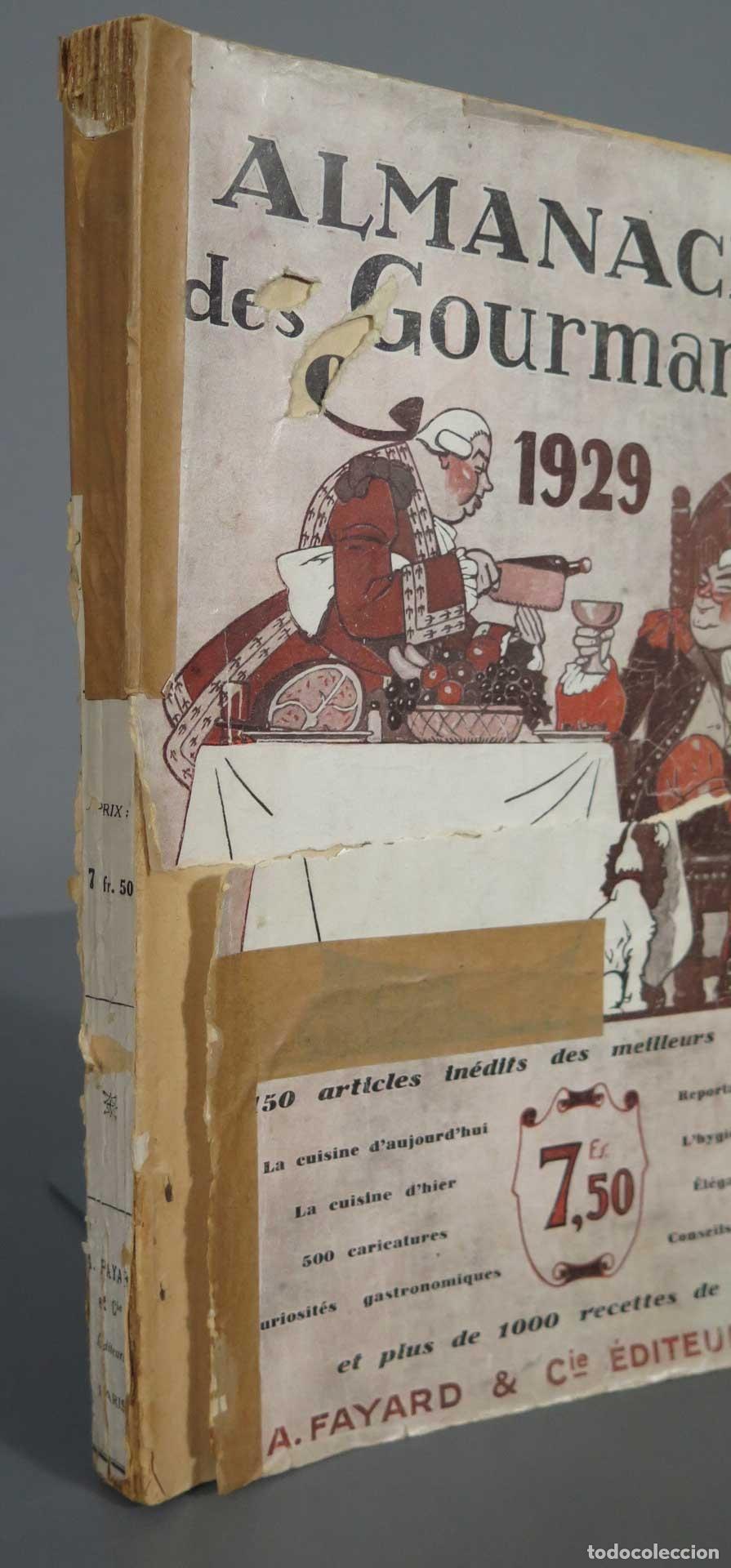 Libros antiguos: Almanach des gourmands 1929 - Foto 2