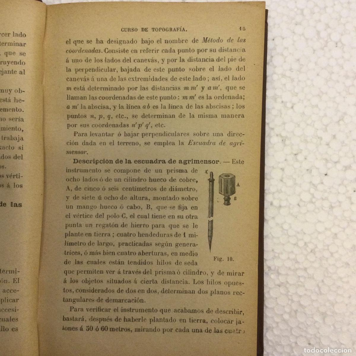 Libros antiguos: Topograf&iacute;a y Geodesia. Librer&iacute;a de la Vda. Ch Bouret. A&ntilde;o 1908 - Foto 3