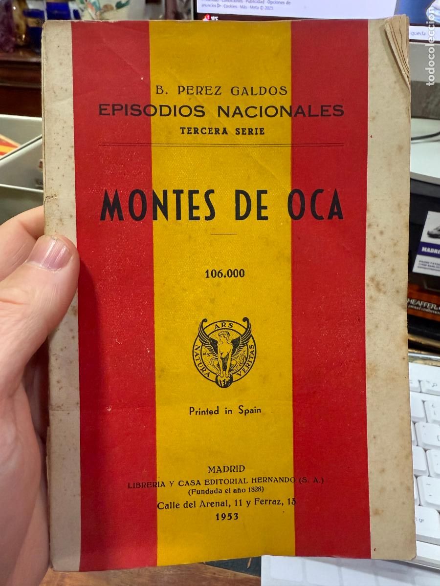 Libros antiguos: LIBRO MONTES DE OCA A&Ntilde;O 1953 - 256 PAG - Foto 1