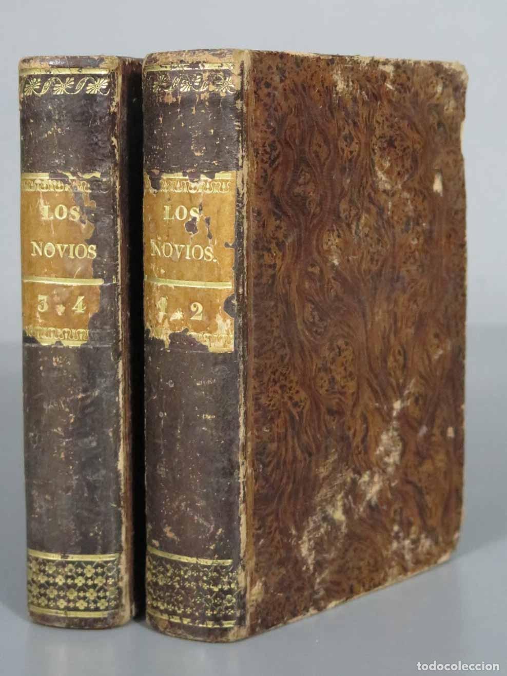 Libros antiguos: LOS NOVIOS. MANZONI. 1836. 2 TOMOS - Foto 1
