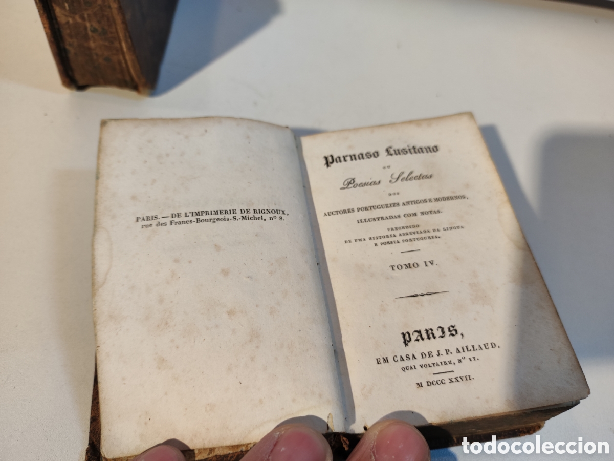 Libros antiguos: Libros peque&ntilde;os parnaso Lusitano - Foto 6