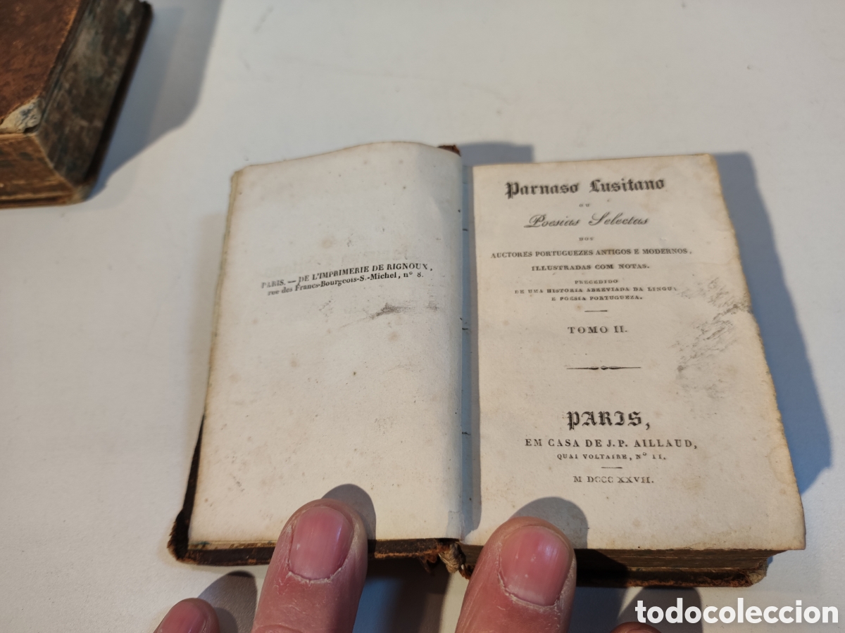 Libros antiguos: Libros peque&ntilde;os parnaso Lusitano - Foto 9