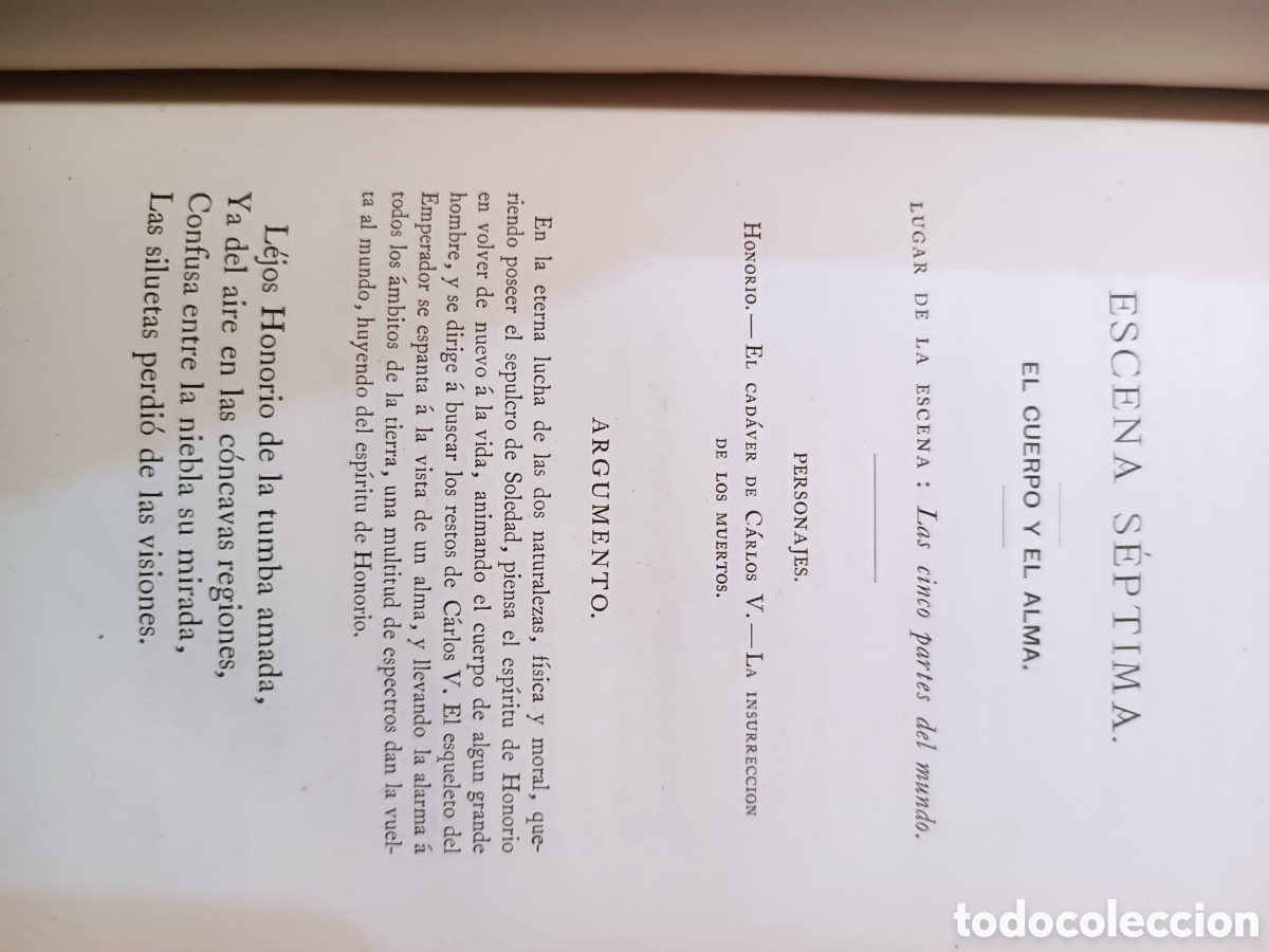 Libros antiguos: El Drama Universal, Ram&oacute;n de Campoamor - Foto 7