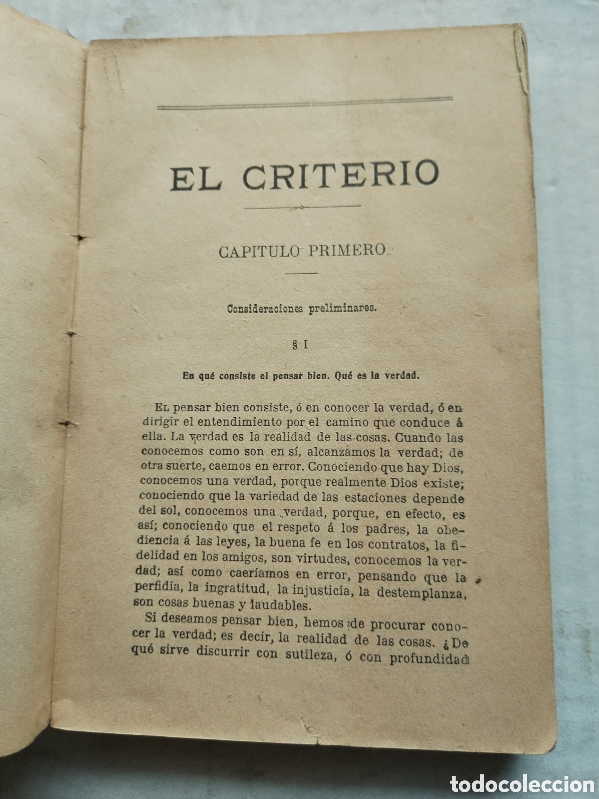 Libros antiguos: EL CRITERIO/JAIME BALMES - Foto 3