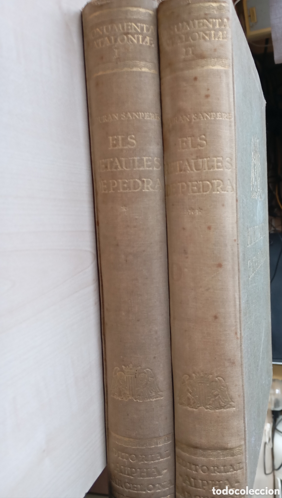 Libros antiguos: Els retaules de pedra, 2 vol. - Foto 2