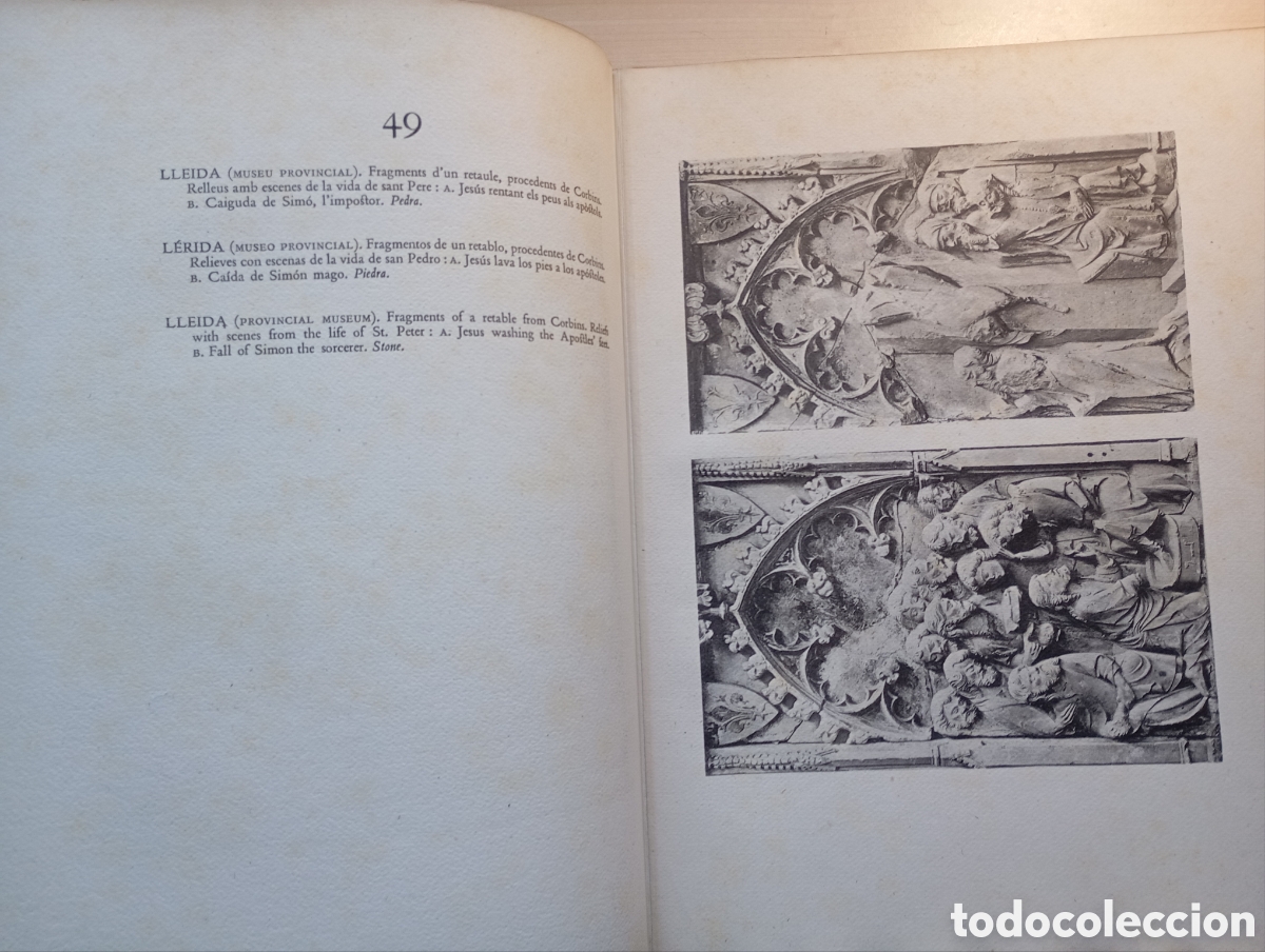 Libros antiguos: Els retaules de pedra, 2 vol. - Foto 6