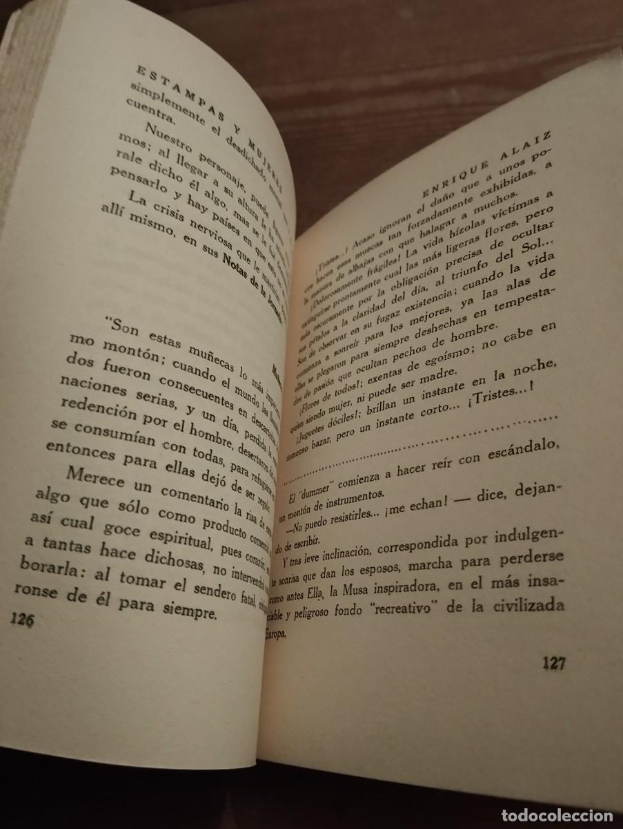 Libros antiguos: Estampas y mujeres. Enrique Alaiz - Foto 7