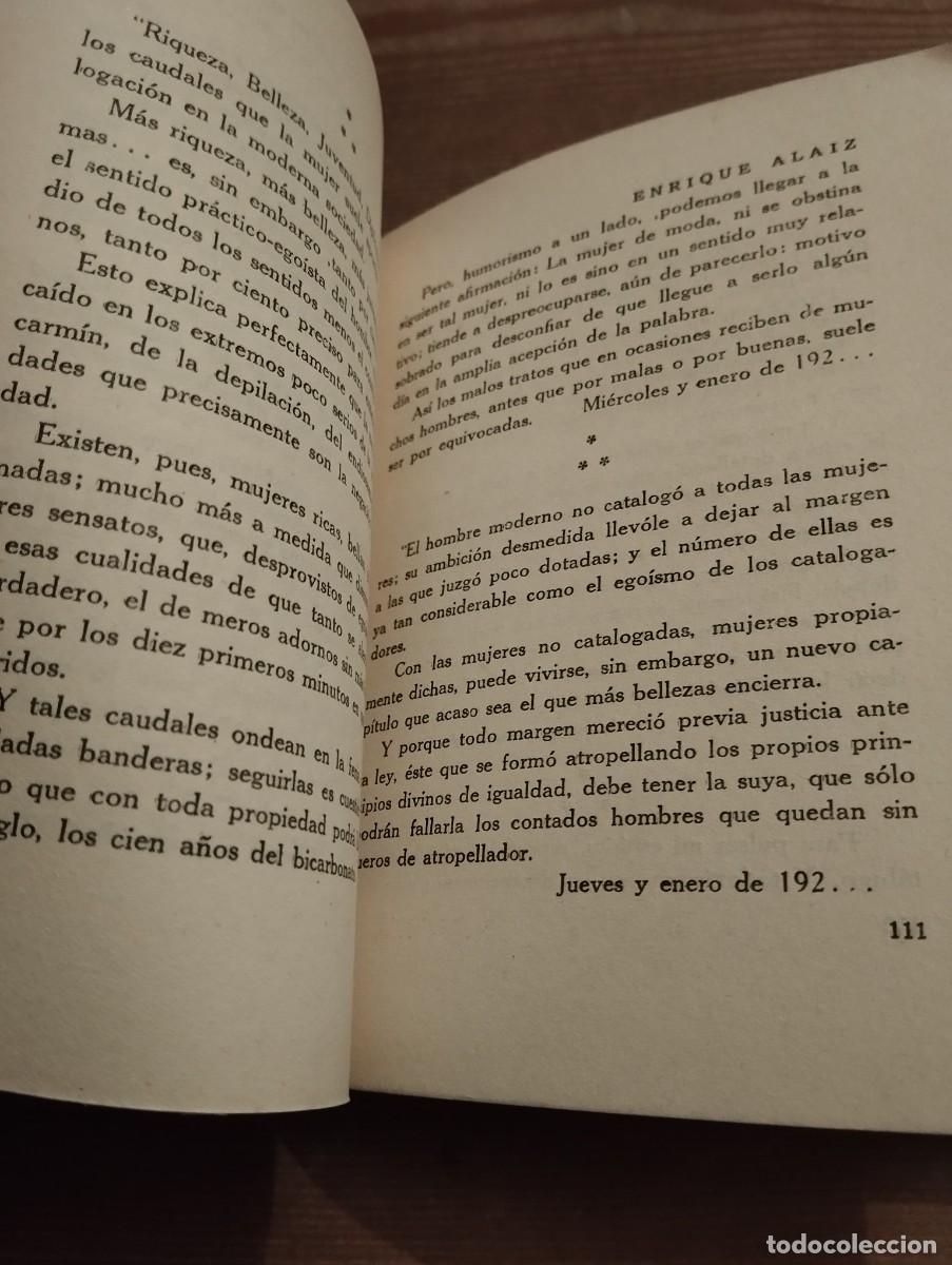 Libros antiguos: Estampas y mujeres. Enrique Alaiz - Foto 9