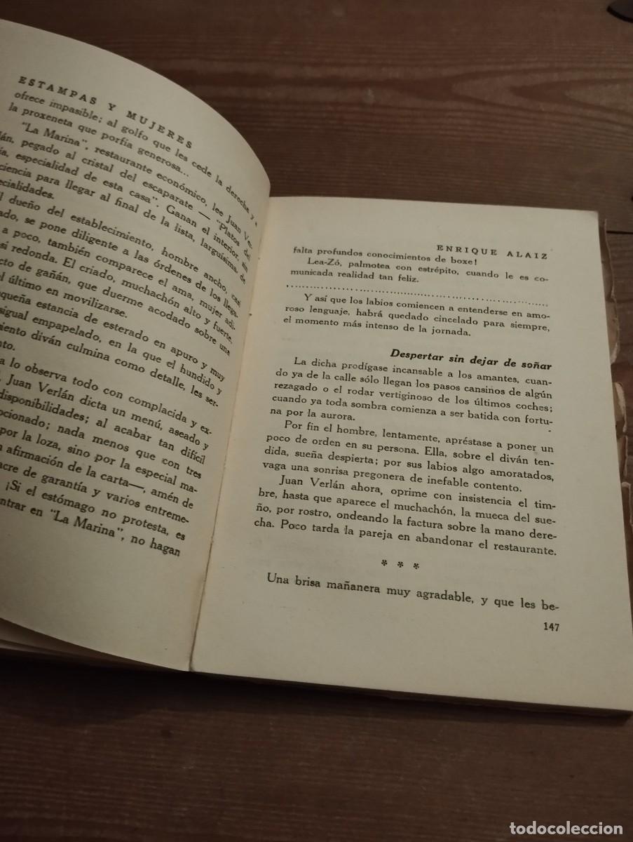 Libros antiguos: Estampas y mujeres. Enrique Alaiz - Foto 11