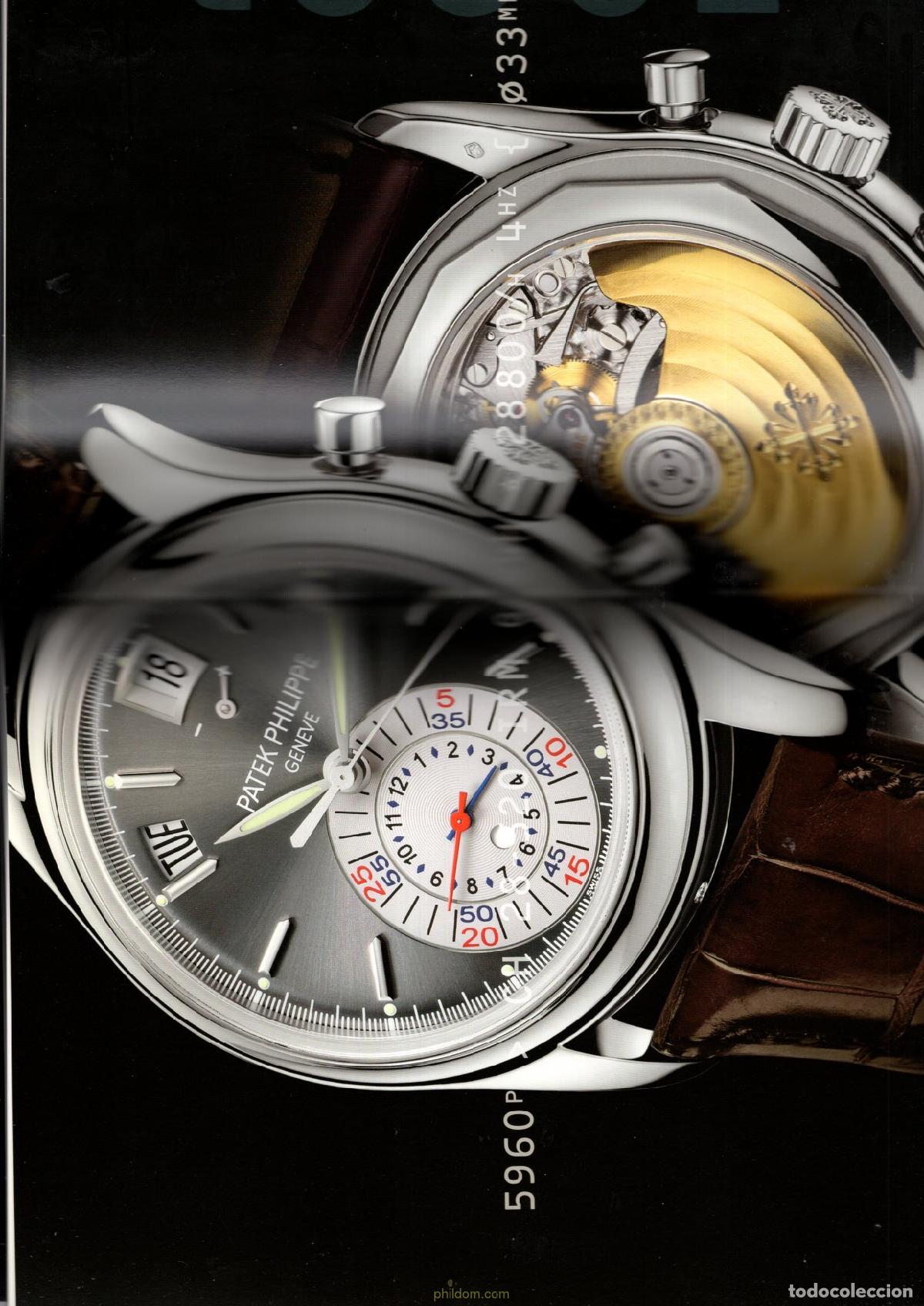 Libros antiguos: PATEK PHILIPPE manual complete with CD for chronograph with annual calendar reference 5960P - Foto 2
