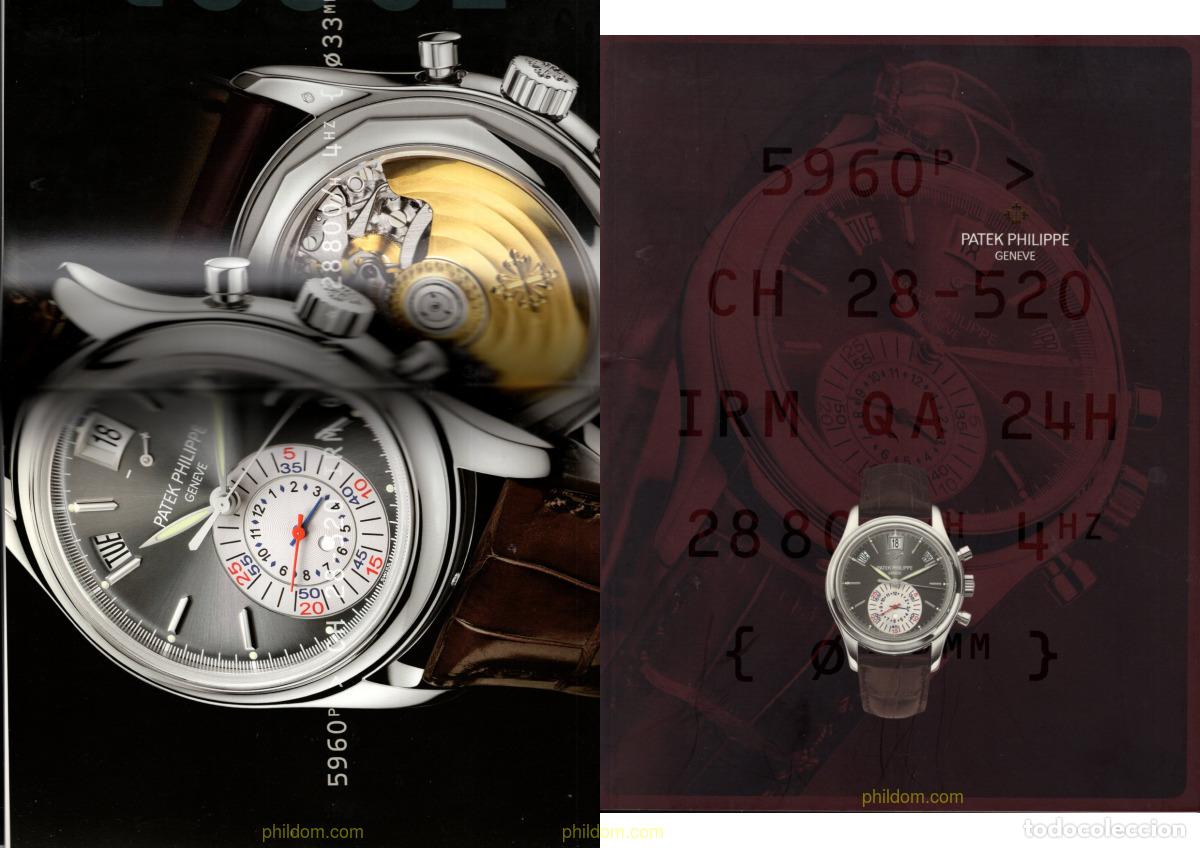 Libros antiguos: PATEK PHILIPPE manual complete with CD for chronograph with annual calendar reference 5960P - Foto 1