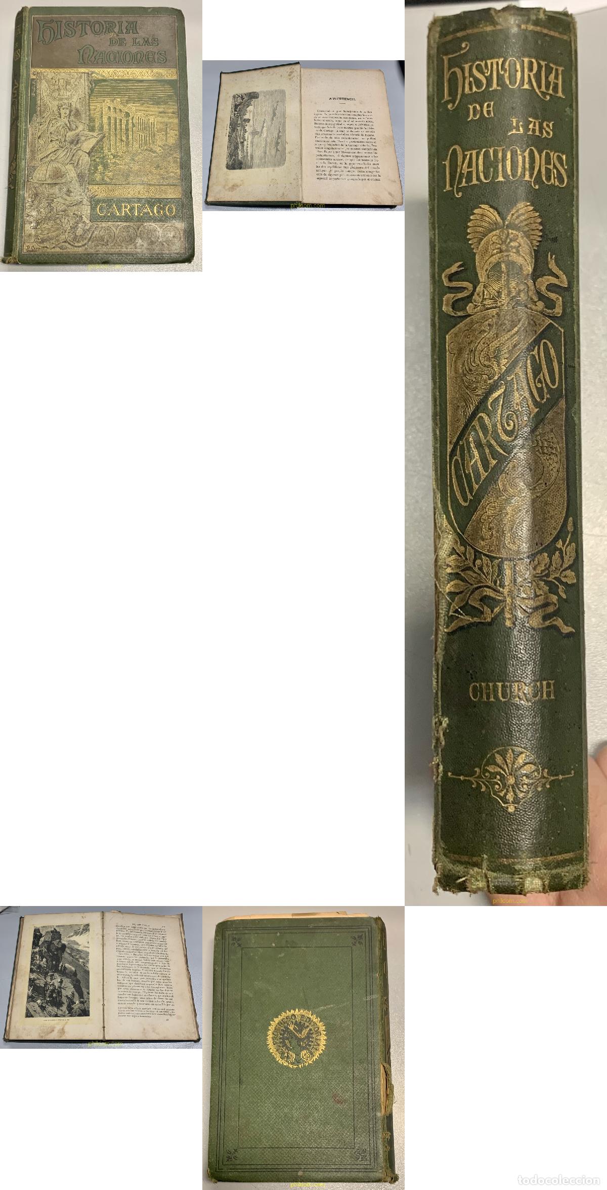 Libros antiguos: HISTORIA DE LAS NACIONES - CARTAGO - Foto 1