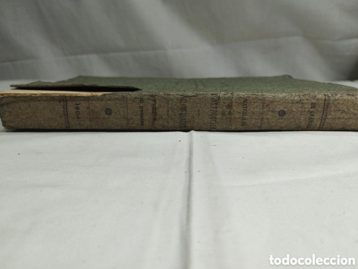 Libros antiguos: Aglomerantes. Bernardo de Granda, 1904 - Foto 3