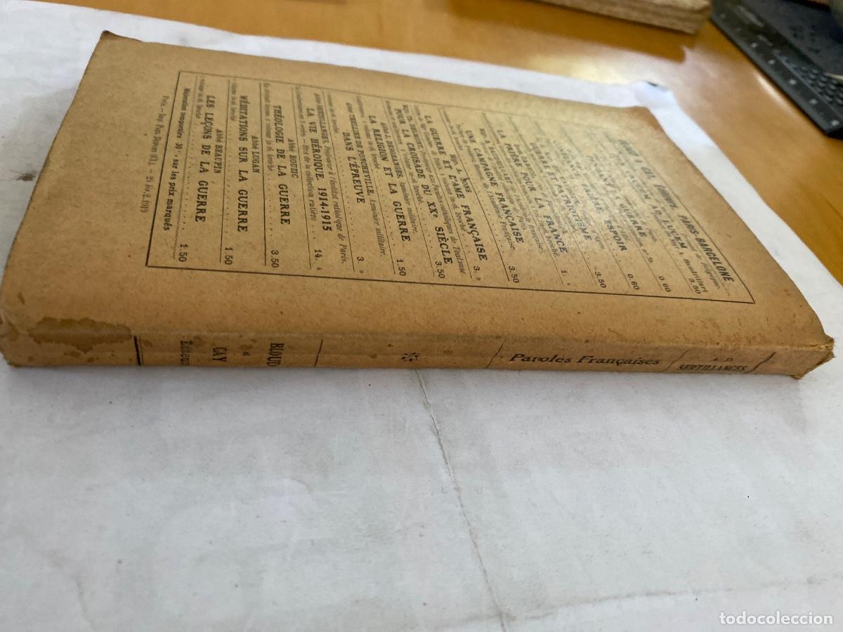 Libros antiguos: PAROLES FRAN&Ccedil;AISES. A. D. SERTILLANGES 1919. - Foto 3