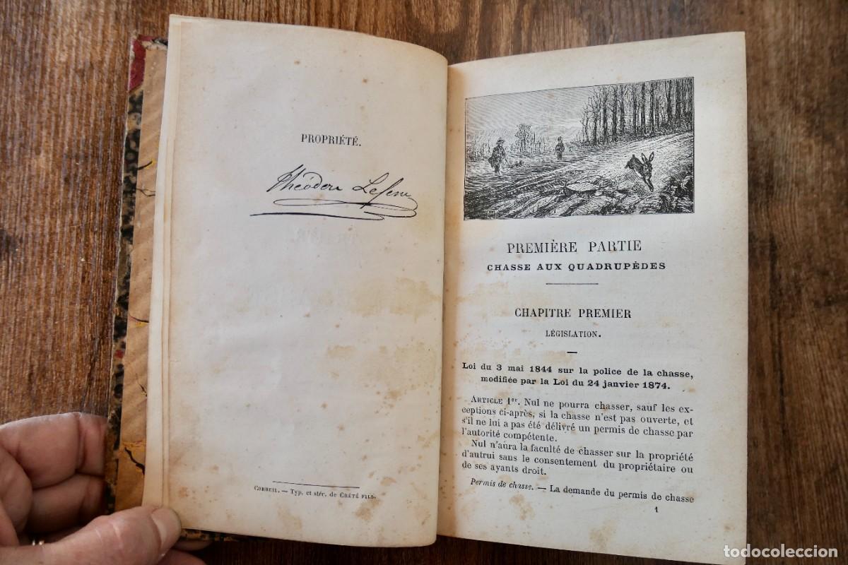 Libros antiguos: TRAITE DE LA CHASSE -RENE ET LIERSEL-1875 - Foto 1