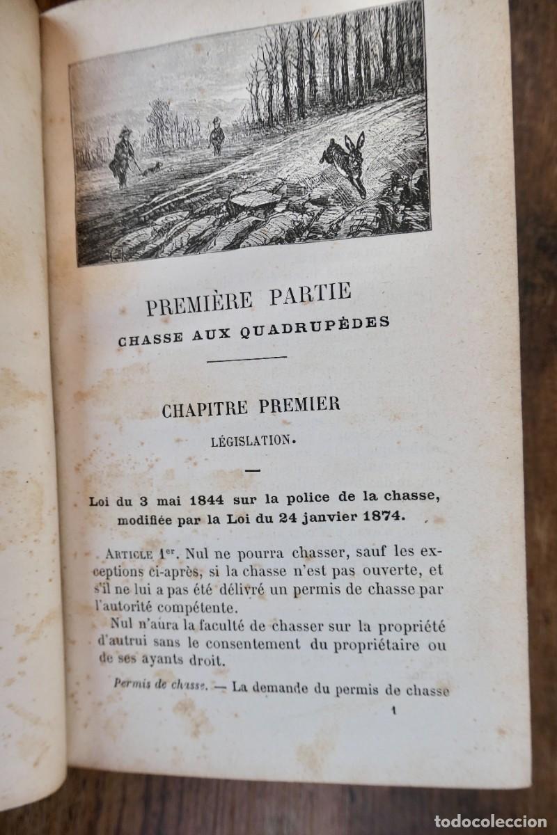 Libros antiguos: TRAITE DE LA CHASSE -RENE ET LIERSEL-1875 - Foto 2