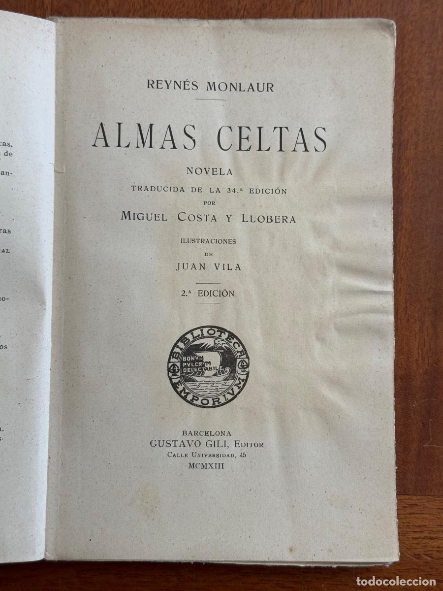 Libros antiguos: Rayn&eacute;s Monlaur. Almas Celtas. Madrid 1913. - Foto 2