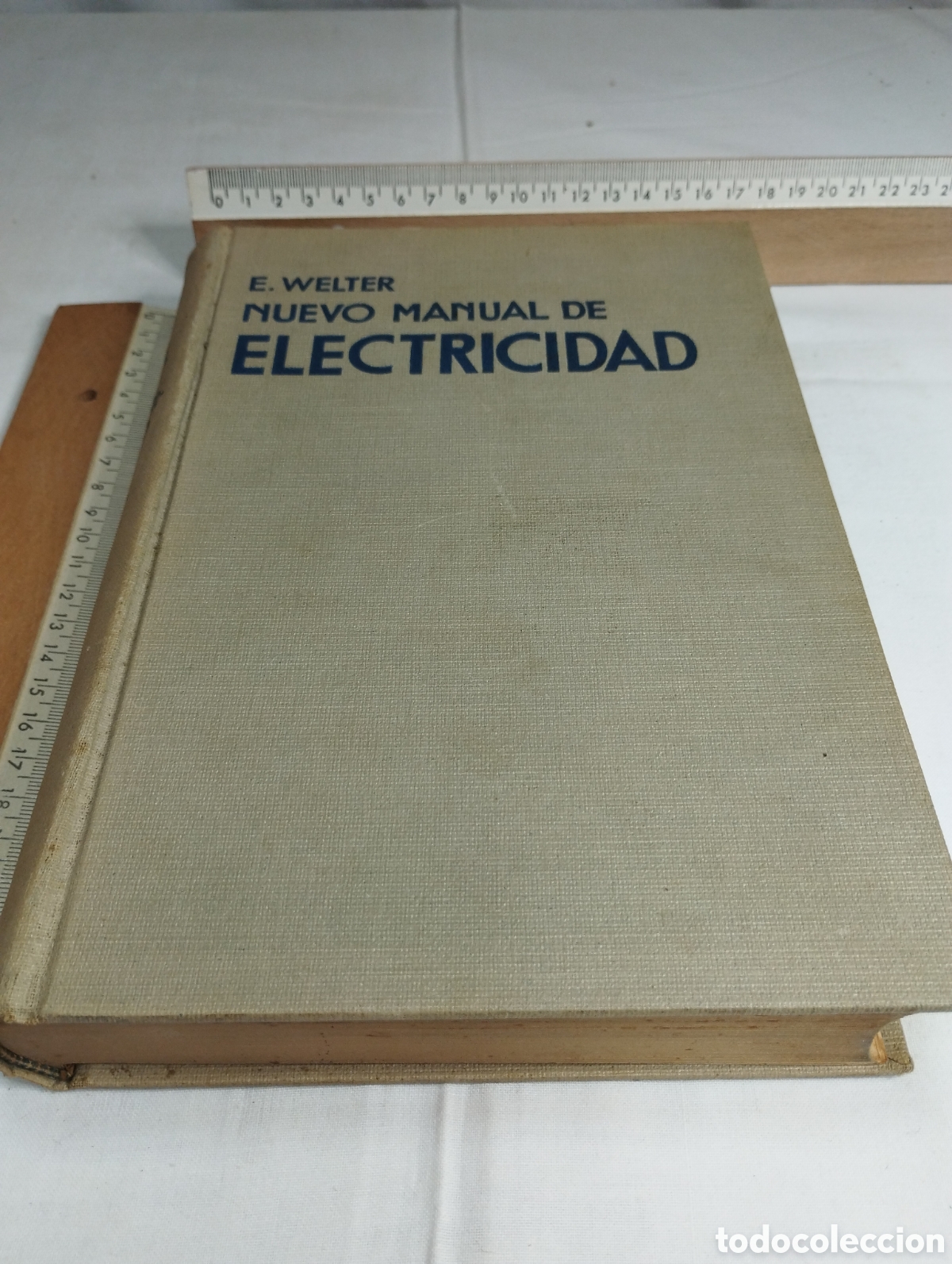 Libros antiguos: Nuevo manual de electricidad. E. Welter, 1932 - Foto 1