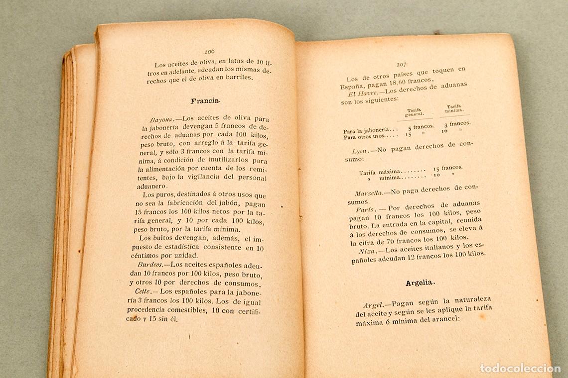 Libros antiguos: EL ACEITE DE OLIVAS - ALEJANDRO BIZZARRI - 1900 - Foto 9