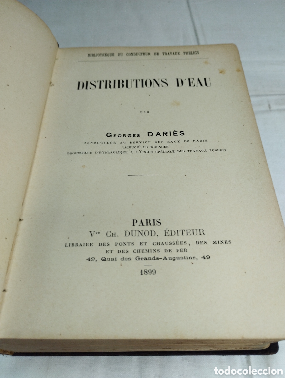 Libros antiguos: Distributions Deau. Ch. Dunod, Editeur, 1899 - Foto 2