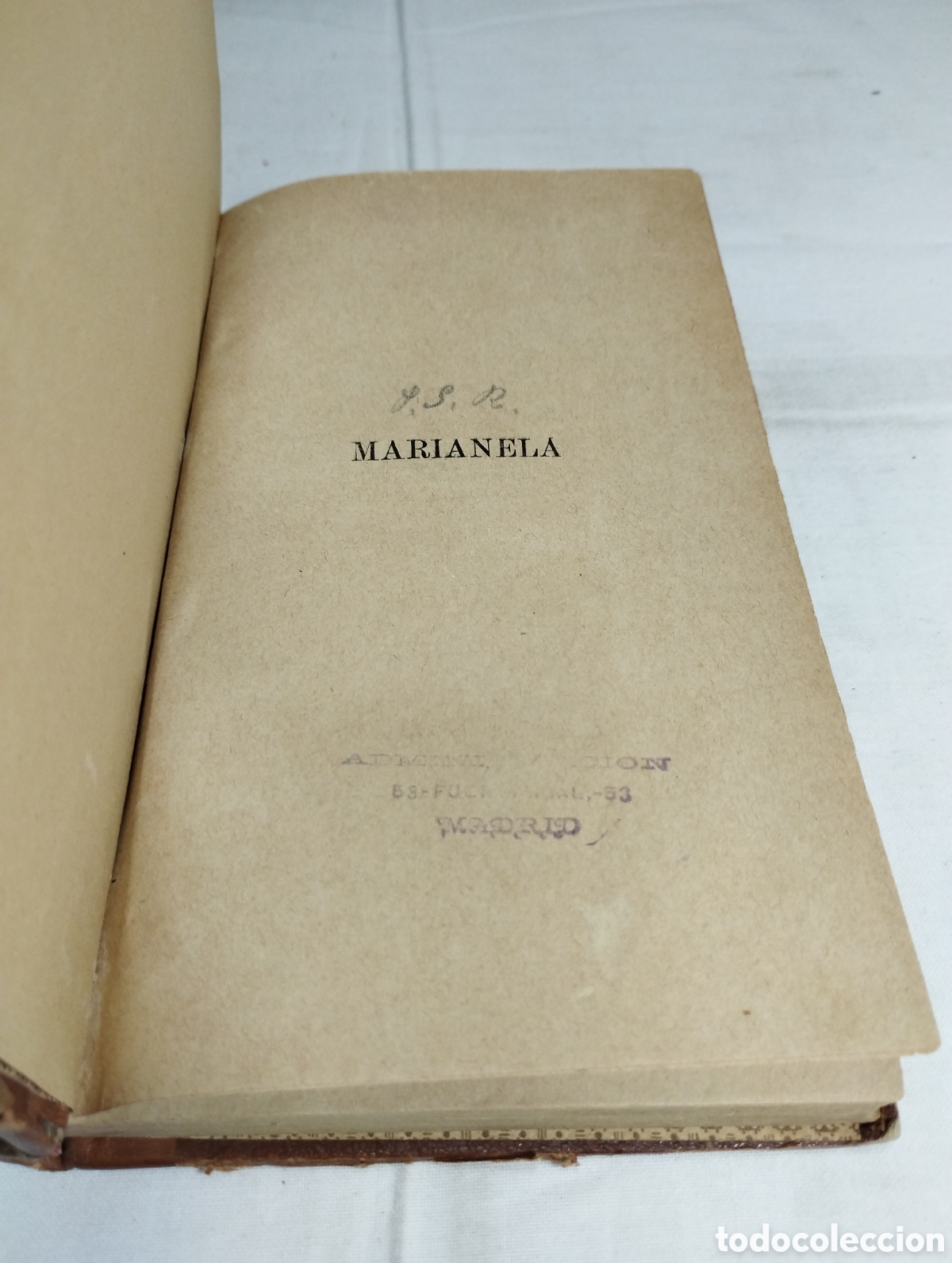 Libros antiguos: Marianela. B. P&eacute;rez Gald&oacute;s, 1888 - Foto 2